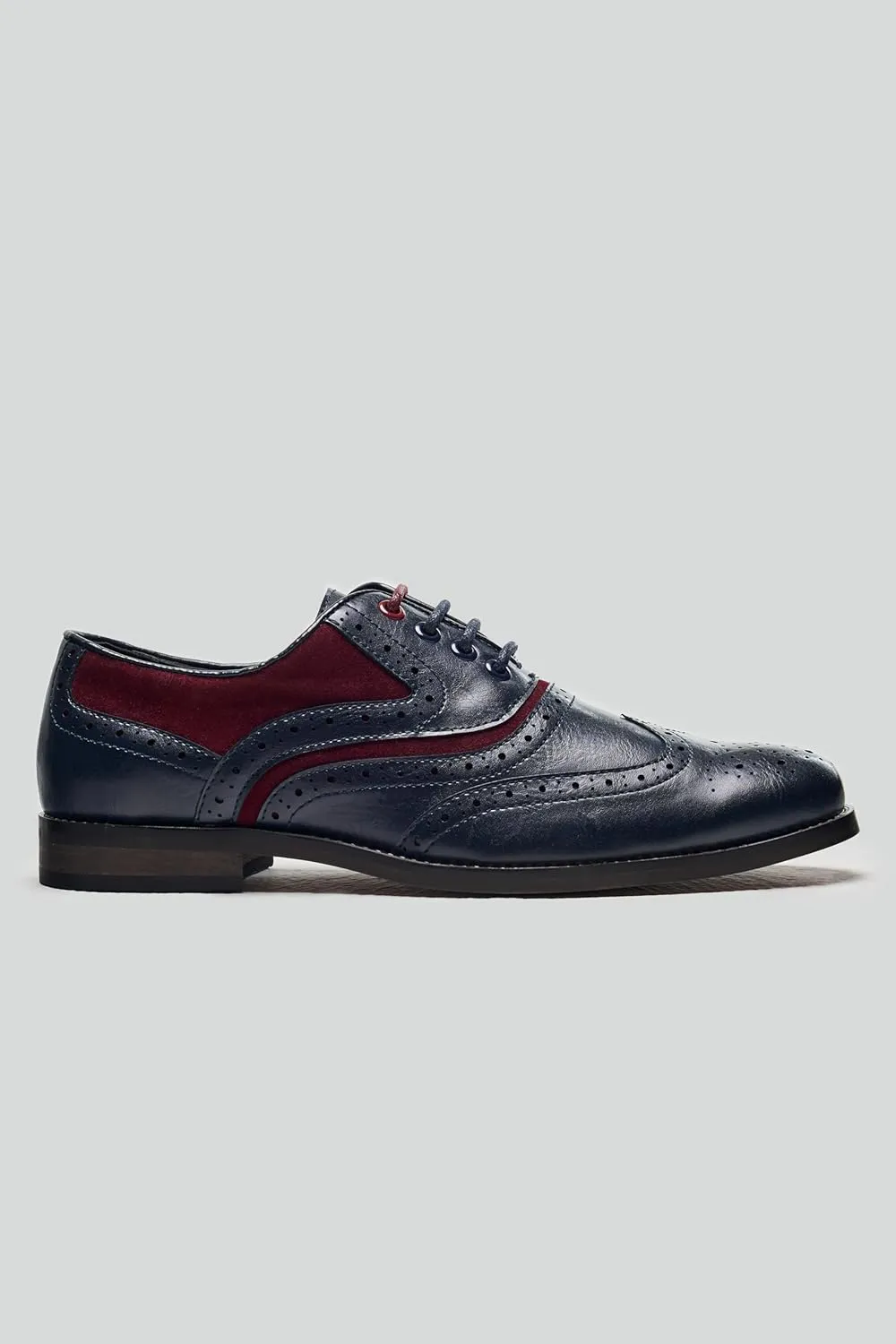 Men??s & Boys Suede-Leather Wingtip Brogue Oxford Shoes for Weddings & All Occasions
