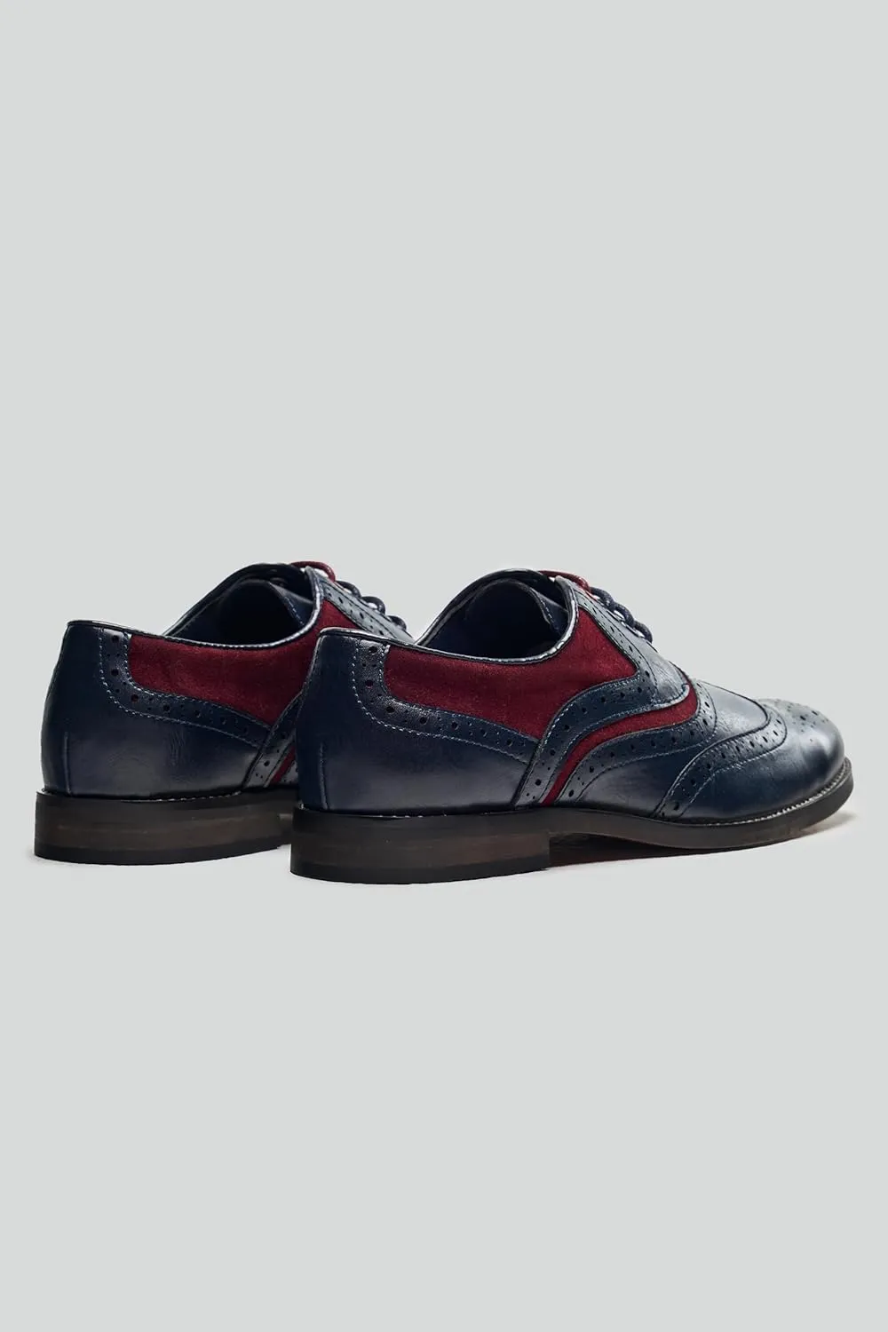 Men??s & Boys Suede-Leather Wingtip Brogue Oxford Shoes for Weddings & All Occasions