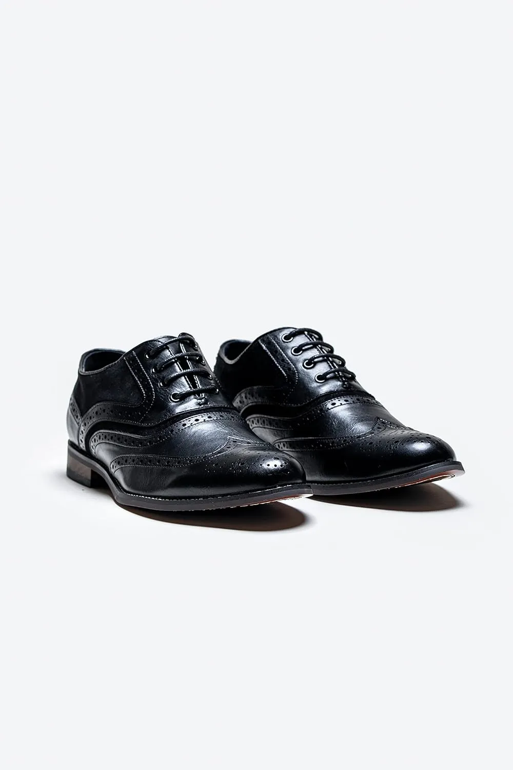Men??s & Boys Suede-Leather Wingtip Brogue Oxford Shoes for Weddings & All Occasions
