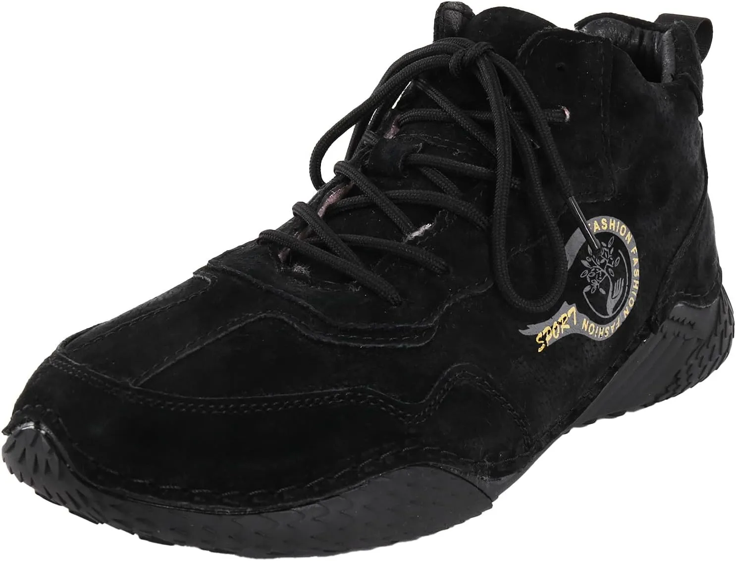 Men's Casual Shoes Flat Non Slip Outdoor Shoe Fashionable High-Top Boots For Men Winter Spring Walking Standing Hiking Running Leather Boot