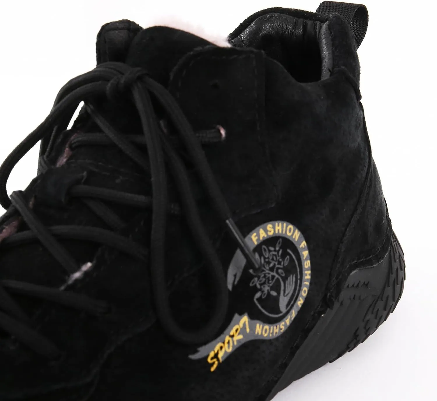 Men's Casual Shoes Flat Non Slip Outdoor Shoe Fashionable High-Top Boots For Men Winter Spring Walking Standing Hiking Running Leather Boot