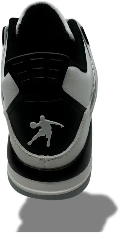 Men's Classic Basketball Sneakers ?C High Performance Athletic Shoes with Breathable Design White & Black