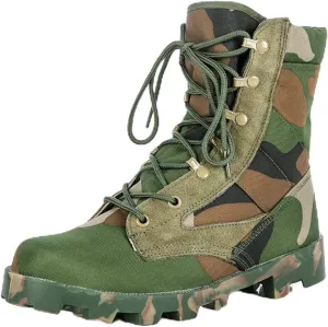 Men's Waterproof Work Military Tactical Boots Lightweight Comfortable Leather Outdoor Hiking Motorcycle Combat Boots