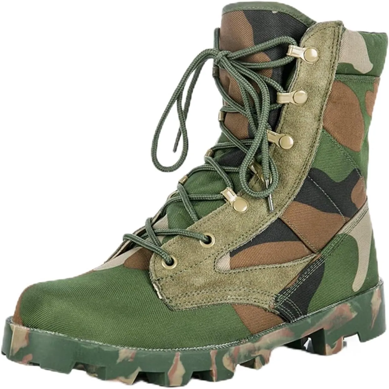 Men's Waterproof Work Military Tactical Boots Lightweight Comfortable Leather Outdoor Hiking Motorcycle Combat Boots