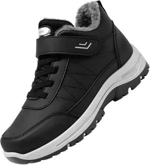 Men's Work Boots Slip On Hiking Sneakers Fur Lined Ankle Boot Women's Safety Shoes Composite Toe Platform Sneakers Indestructible Hike Grounded Footwear