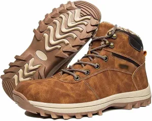 Military Tactical Boots for Men, Men's Waterproof Hiking Boots Outdoor Lightweight Work Boots Durable Leather Work Utility Outdoor Assault Boots