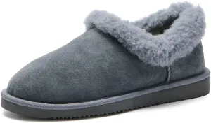 Mosey Slip On Slippers For Women | Water Resistant Suede House Slippers | Fuzzy Slippers With Arch Support For Women |