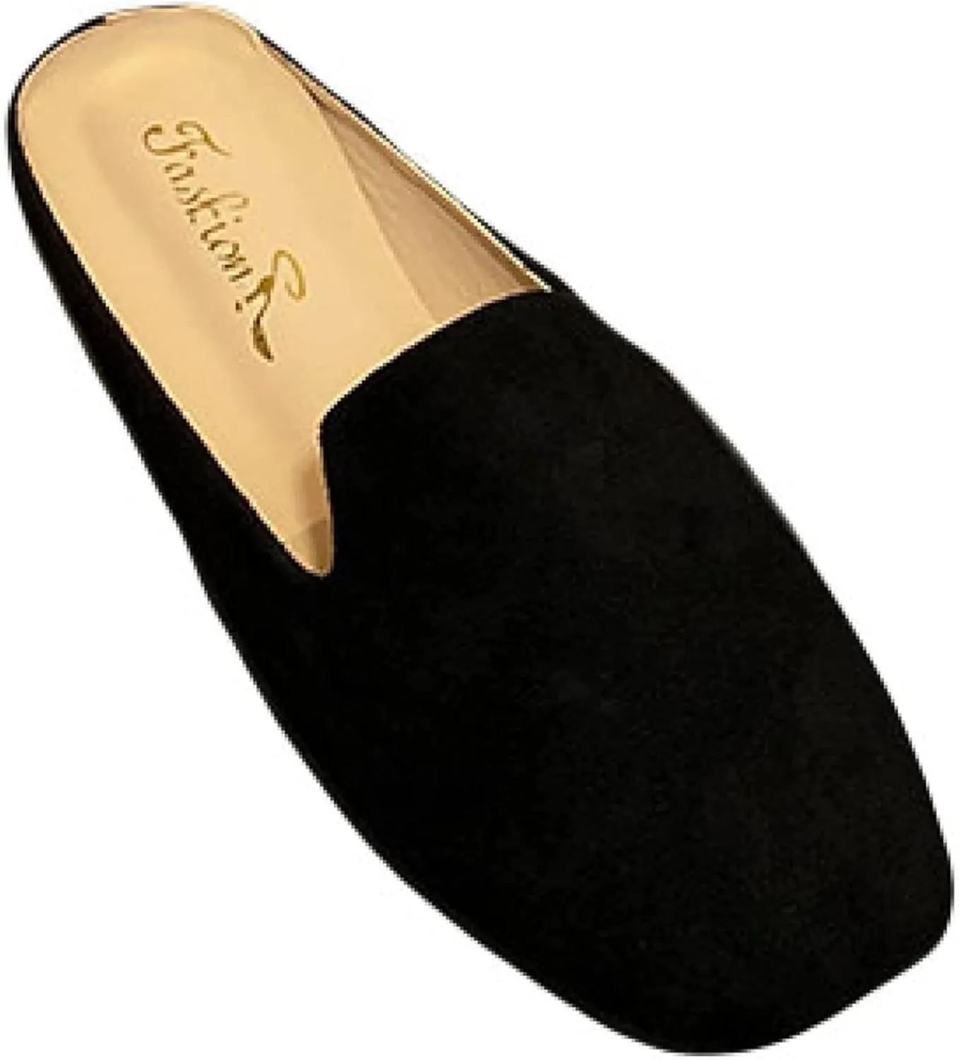 Mule Sandals for Girls, Square Toe Slippers, Mulea Slides, Low Heel, Backless Loafer Outdoor Slippers
