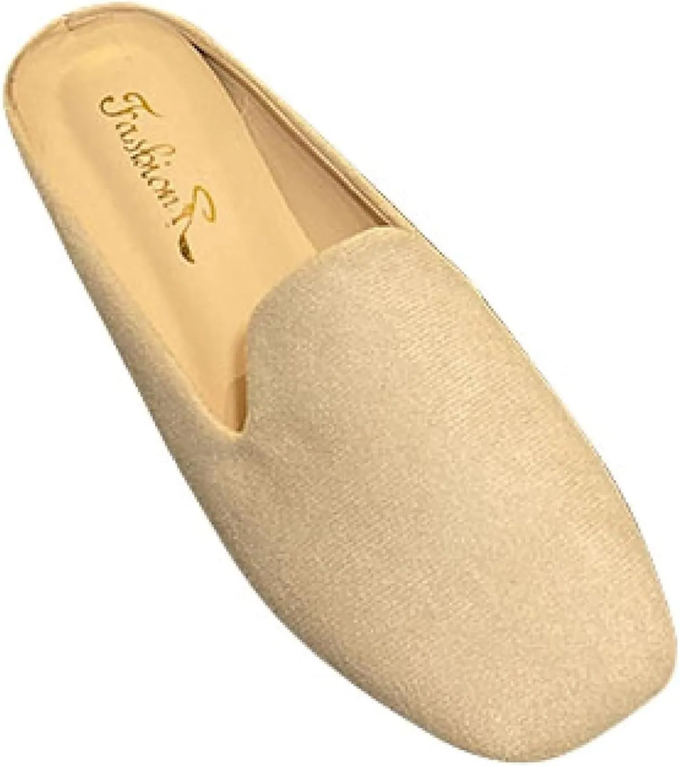 Mule Sandals for Girls, Square Toe Slippers, Mulea Slides, Low Heel, Backless Loafer Outdoor Slippers