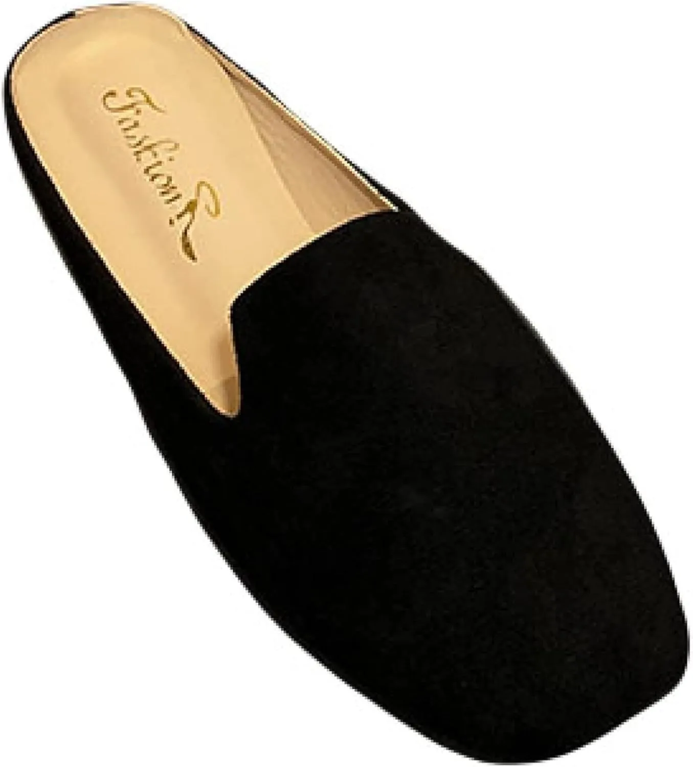 Mule Sandals for Girls, Square Toe Slippers, Mulea Slides, Low Heel, Backless Loafer Outdoor Slippers