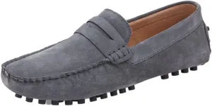 New for Men Mens Loafers Driving Penny Loafers Simple Solid Colors Suede Vamp Anti-Slip Lightweight Slip Resistant Comfortable Wedding Slip-ons