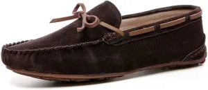 New Loafers for Men Solid Color Suede Vamp Boatshoes Moccasins Shoes Flat Heel Comfortable Slip Resistant Walking Party Slip-ons