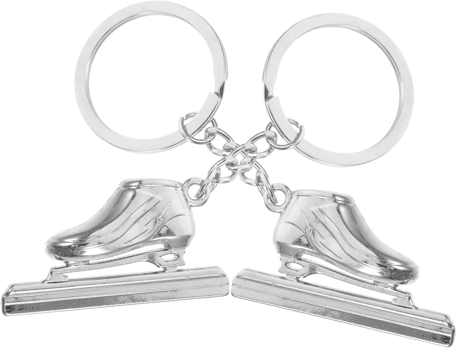 PRETYZOOM 2pcs Roller Skating Keychain Key Charm for Handbag and Purse Decoration Unique Skate Shoe Keychain and Teens Stylish Key Chain Accessories