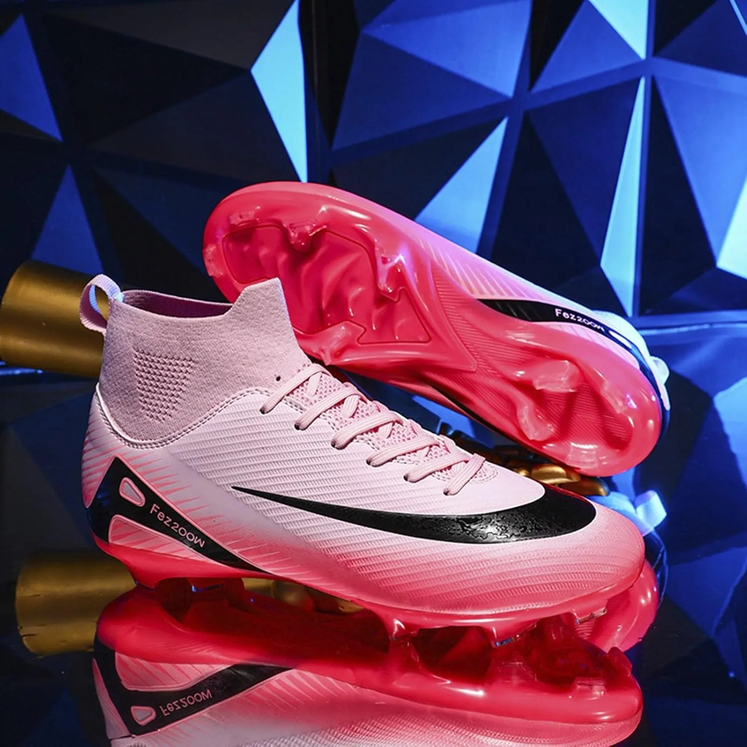 Professional Football Cleats Unisex-Adult, Soccer Cleats Lightweight Comfortable, Baseball Turf Training Athletic Sneaker