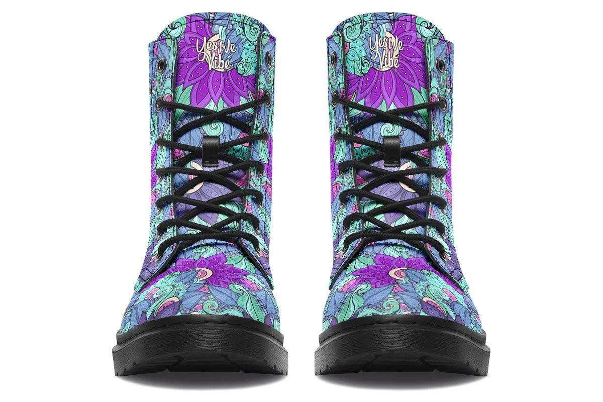 Purple Love Floral Pattern