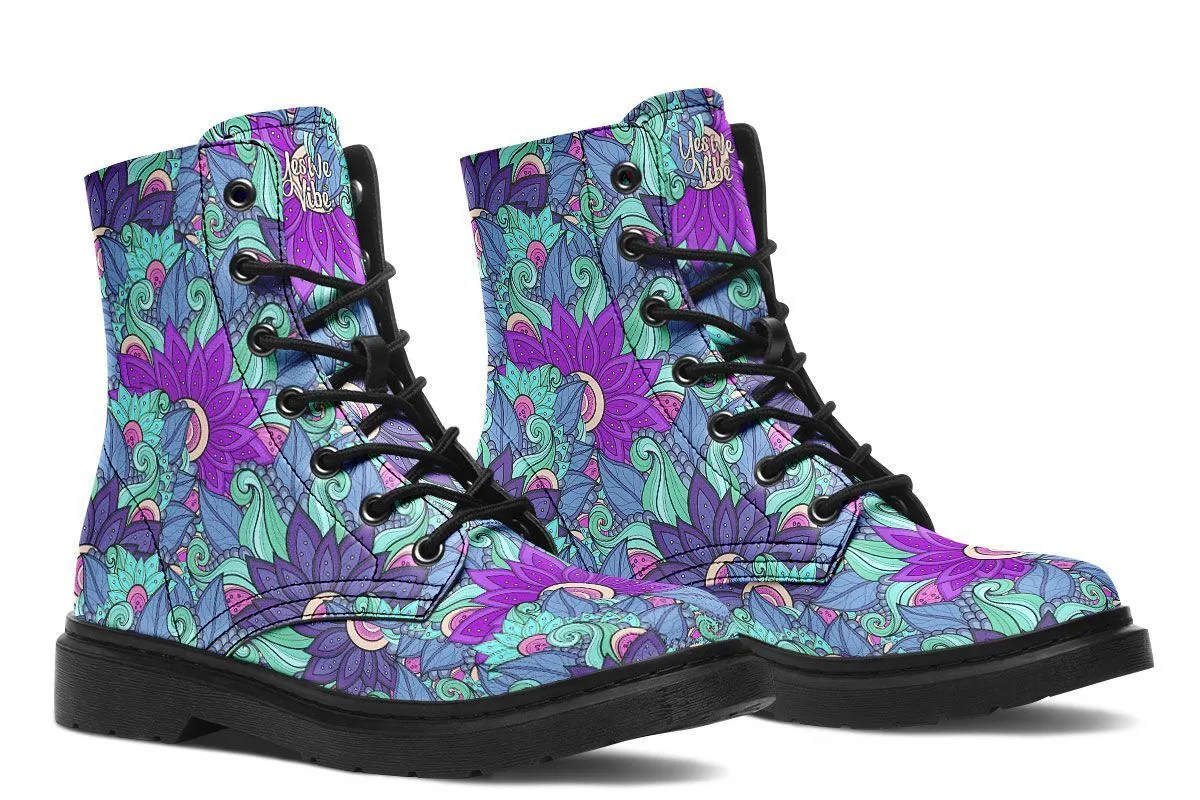 Purple Love Floral Pattern