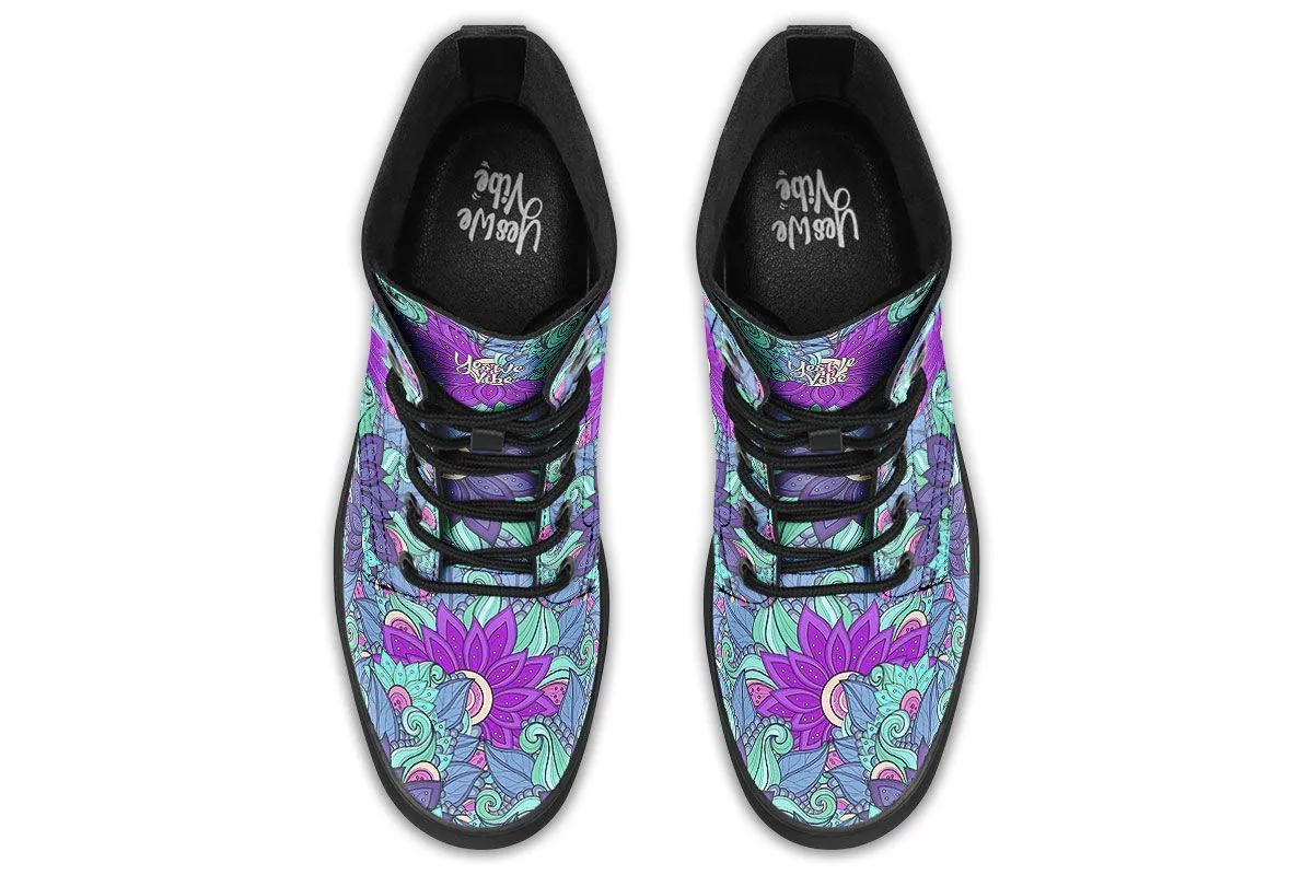 Purple Love Floral Pattern