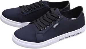 SATUKI Canvas Shoes for Men,Casual Lace Up Soft Athletic Lightweight Flat Sports Fashion Sneakers