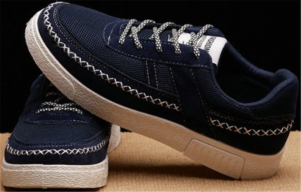 SATUKI Skate Shoes for Men,Fashion Sneakers,Casual Lace Up Soft Lightweight Athletic Flat Sports Shoes
