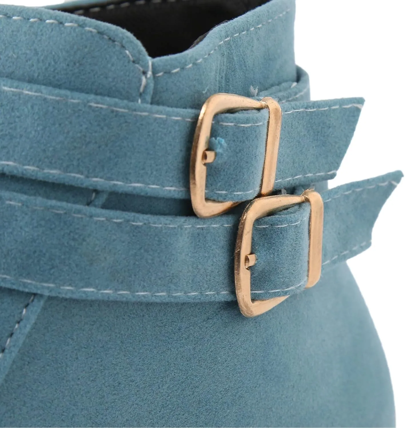 SBGMoSJ Ankle Boots for Women Wide Width Womens Black Lace Up Ankle Boots Low Heel Ankle Boots Wide Width for Women Light Brown Short Cowboy Boots for Women Women's Boots Ankle Blue