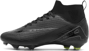 Shock Resistant Soccer Cleats for Big Boys, Football Cleats Breathable High Top, Indoor Outdoor Sport Ground