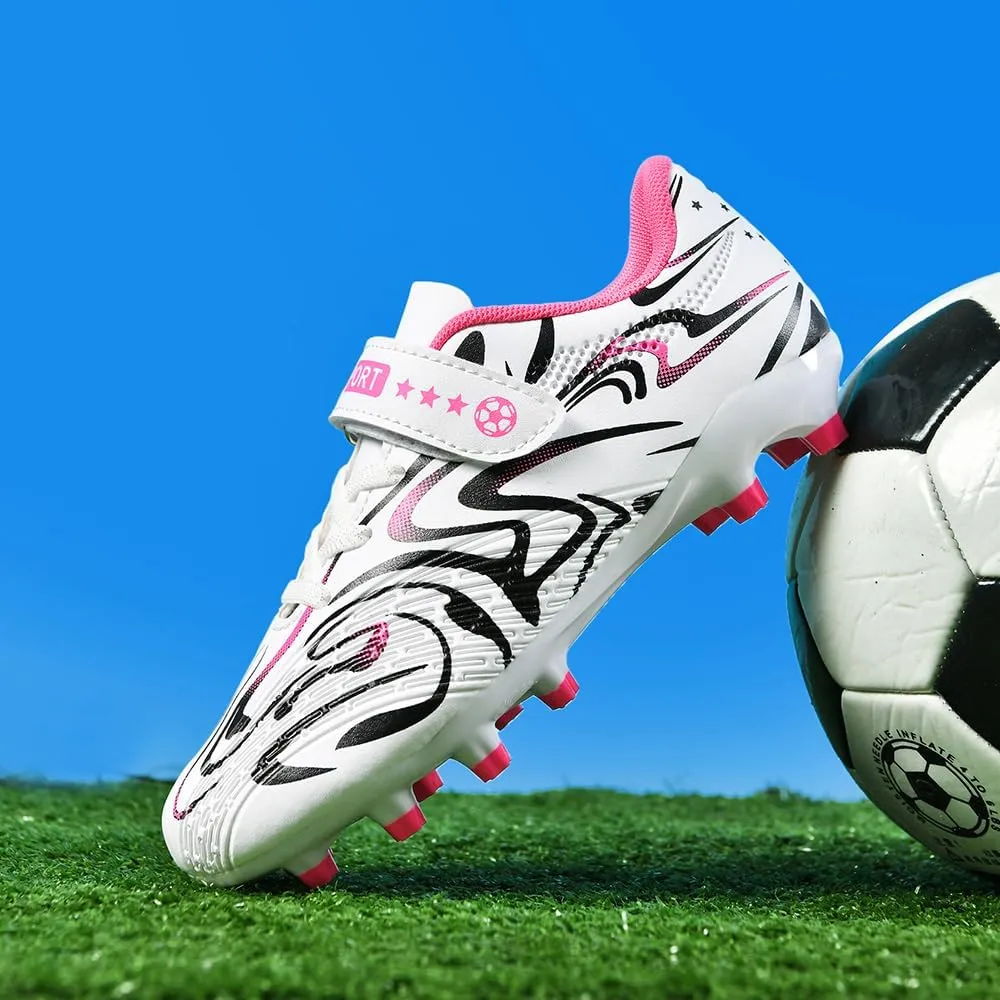 Soccer Cleats for Boys & Girls ?C Youth Lightweight Football Shoes for Kids ?C Indoor/Outdoor Athletic Training, Running, and Soccer ?C Non-Slip Comfortable Kids Cleats