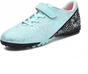 Soccer Cleats for Kids Turf Soccer Shoes Indoor Boys Girls Football Shoes Youth TF AG Artificial Ground Trainning Athletic Sneakers Outdoor