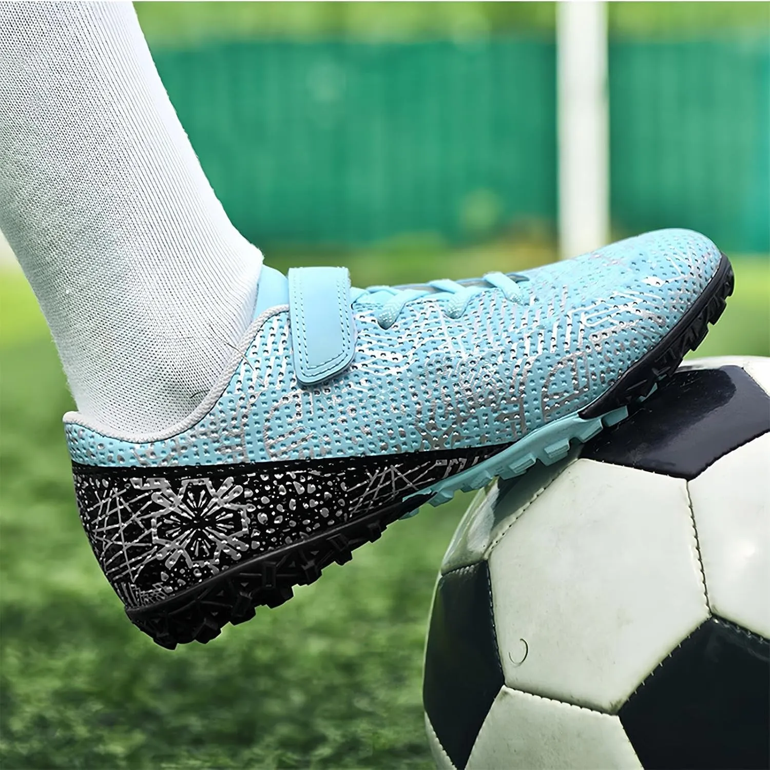 Soccer Cleats for Kids Turf Soccer Shoes Indoor Boys Girls Football Shoes Youth TF AG Artificial Ground Trainning Athletic Sneakers Outdoor