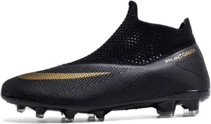Sport Football Cleats High Top, Soccer Cleats Outdoor Training, Breathable Lace Up for Big Boys