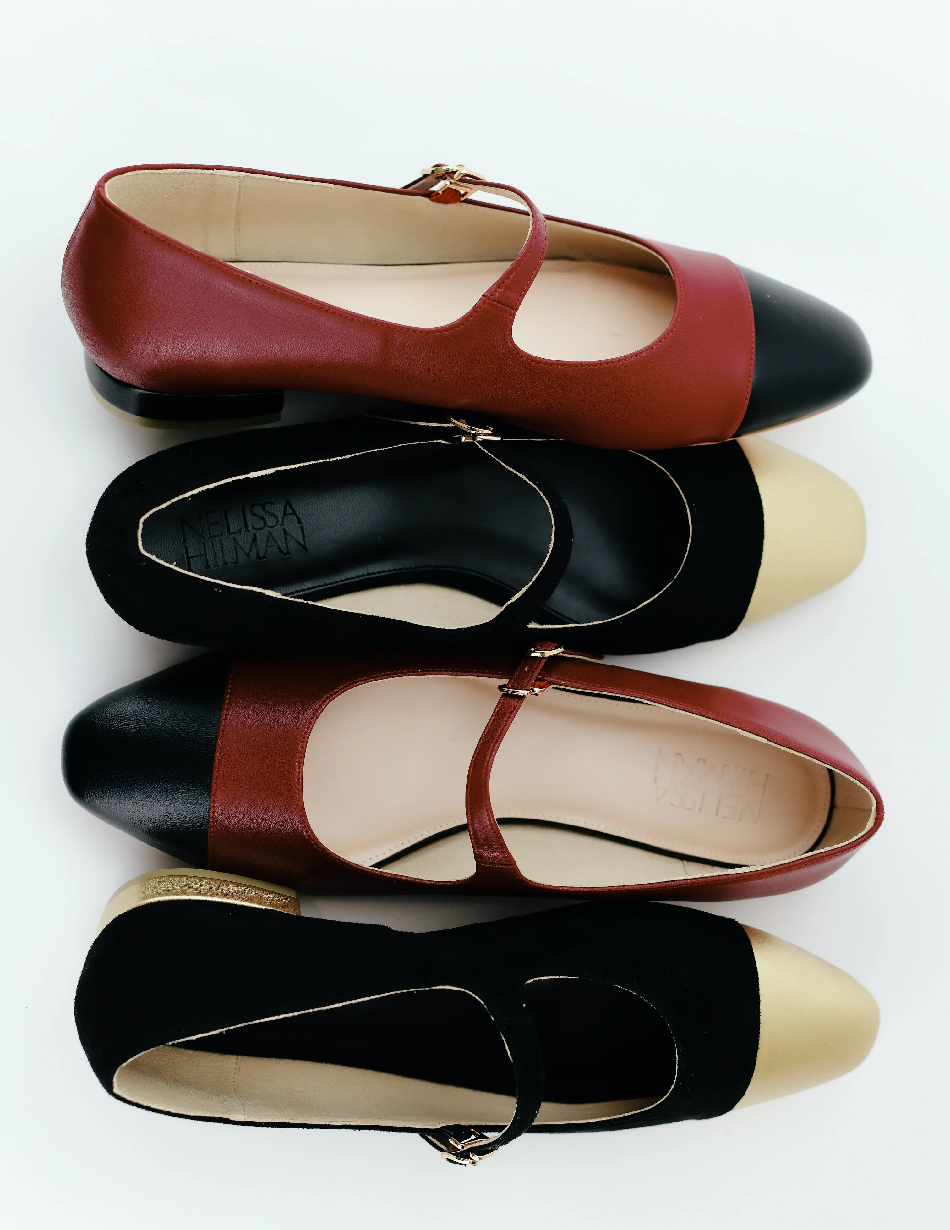 Sunny Mary Jane Flat Loafers (Maroon)