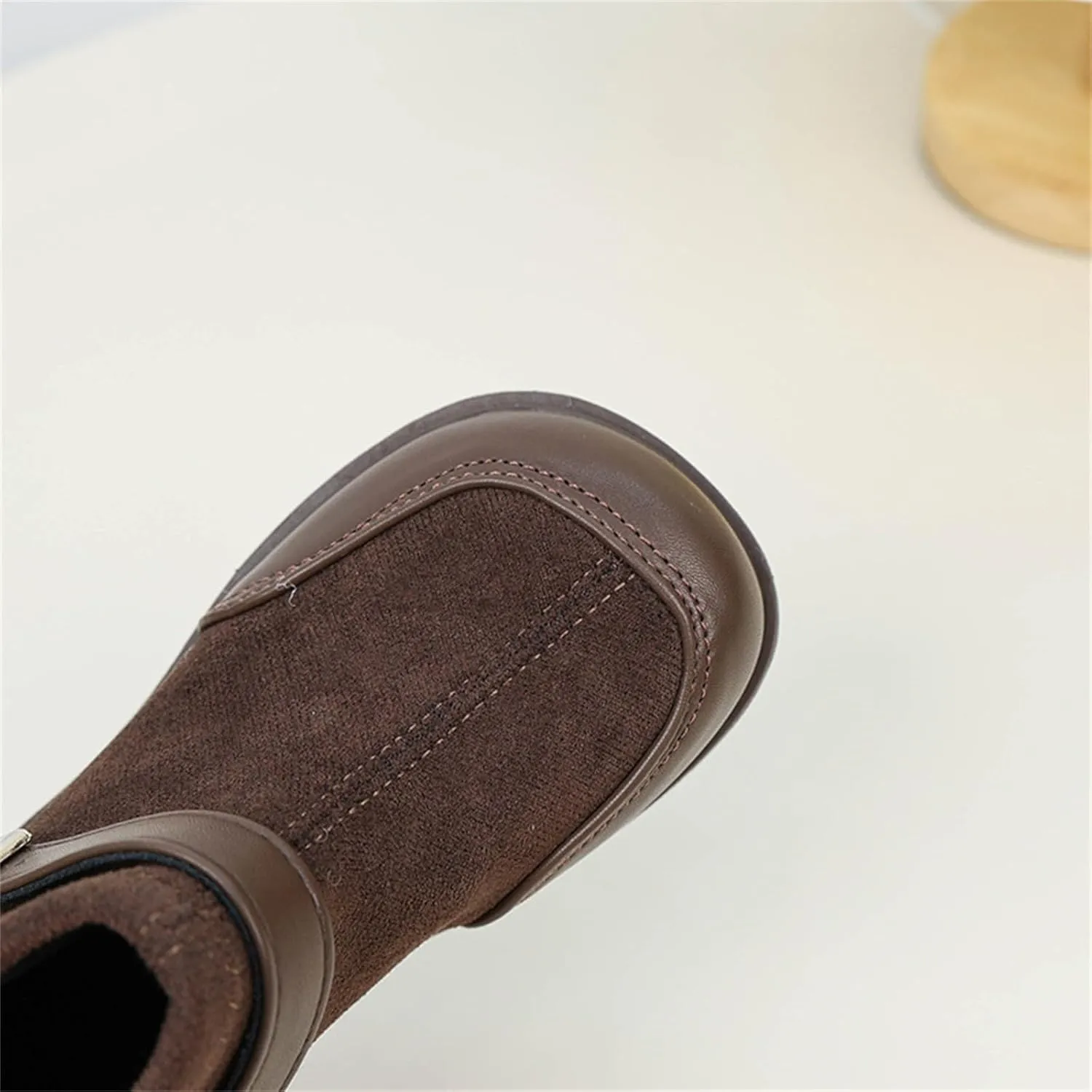 Toddler Kids Girls Classic Buckle Ankle Boots PU Leather Anti Slip Outdoor Casual Hiking Shoes High Top Sneaker