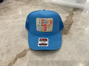 Trucker Hat - Beach Mode All Light Blue