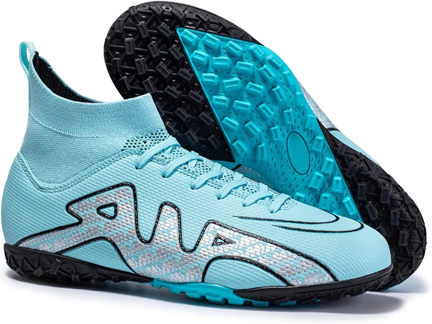 Turf Football Cleats Professional, Soccer Cleats Lightweight for Big Boys, Comfortable Ground Sport Training