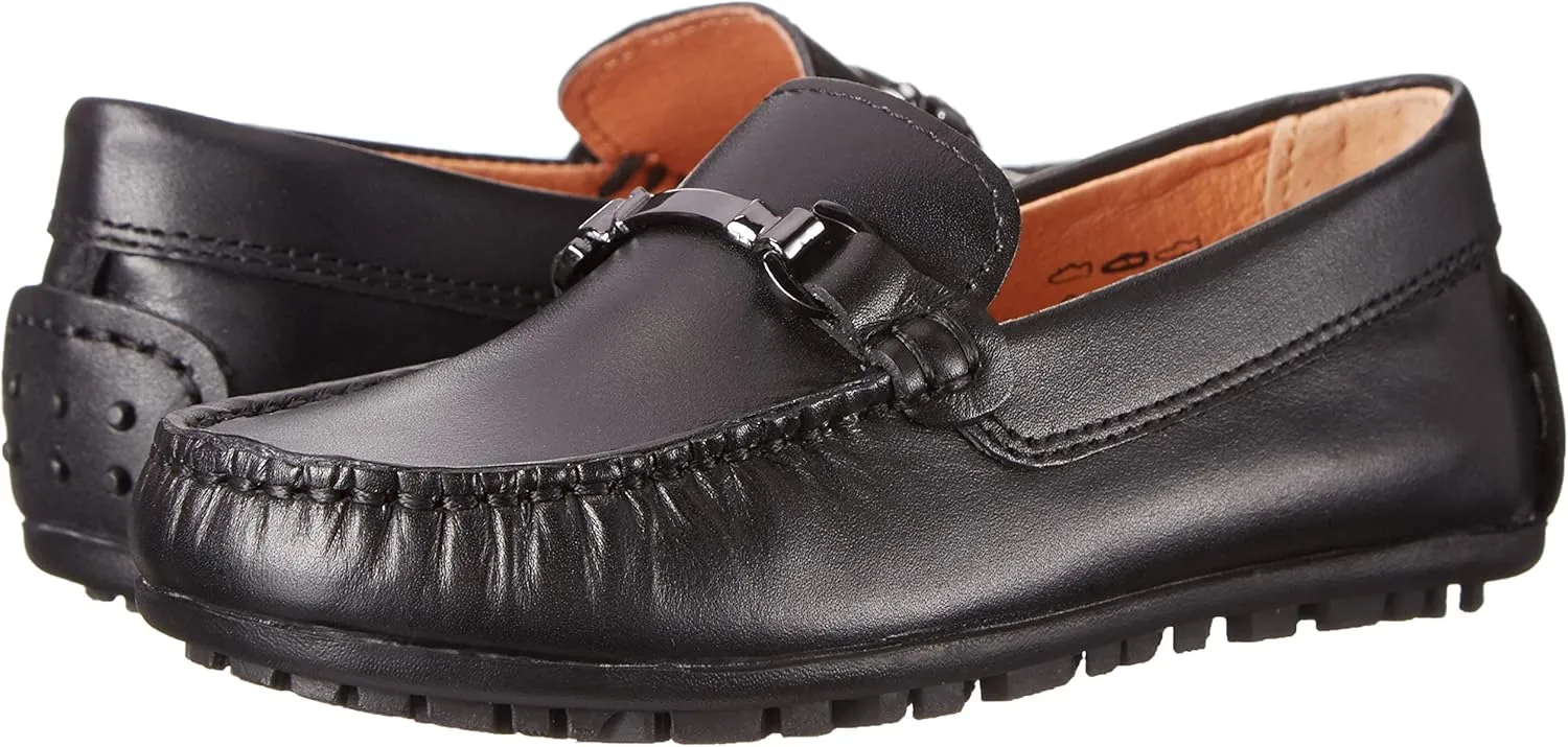 umi Ira Bit Ornamen Uniform Mocassin Uniform Slip-On Uniform Loafer (Little Kid/Big Kid)