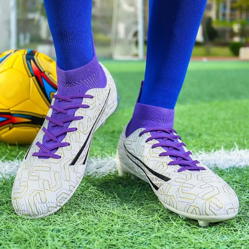 Unisex Fashion Football Boots, Indoor Professional Sneakers, high-Performance Outdoor Lawn Sneakers