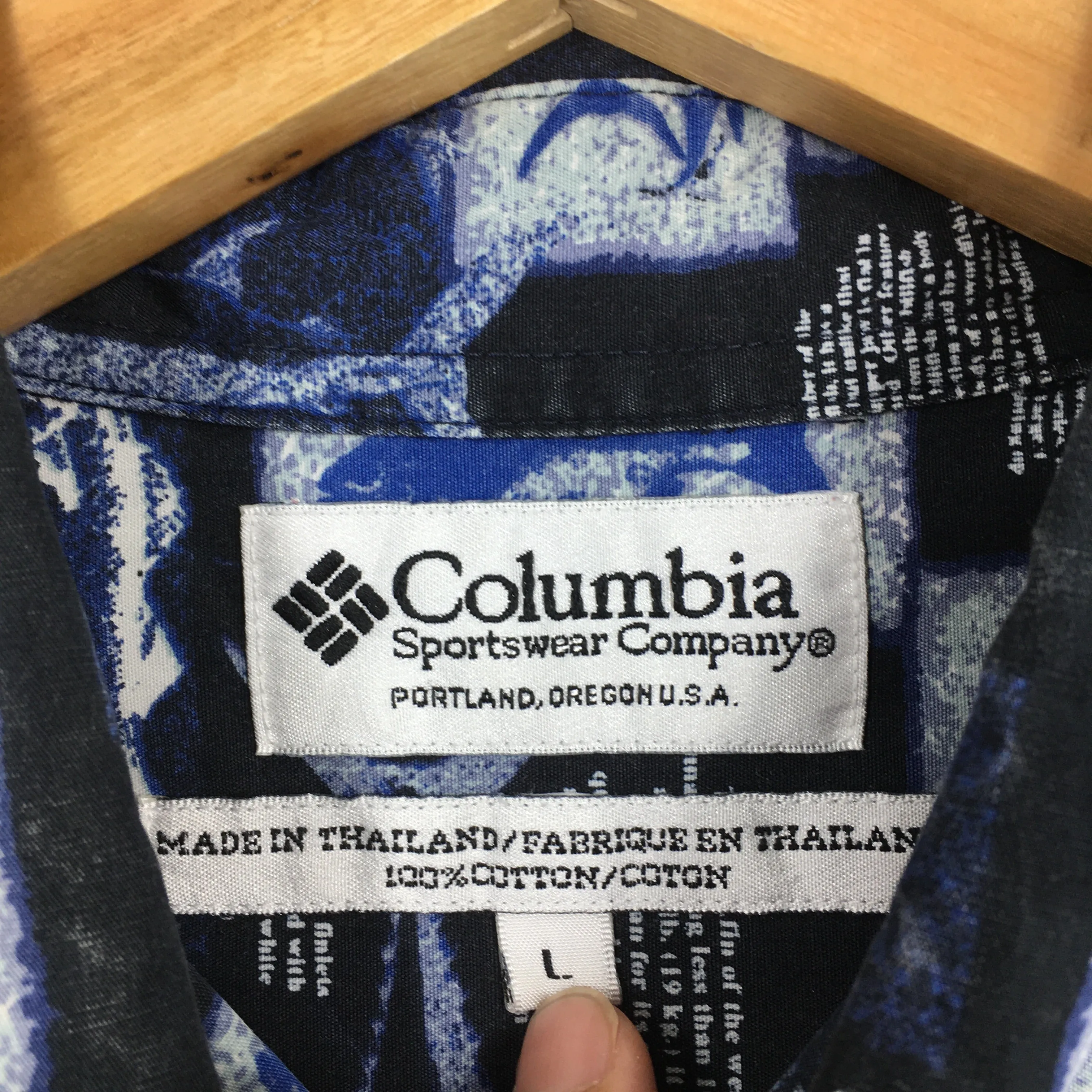 Vintage Columbia Hawaiian Shirt Large
