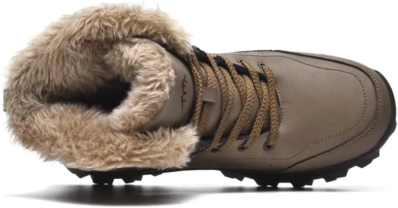 Winter Snow Hiking Work Boots For Men,Men'S Winter Work Boots,Waterproof Boots,Warm Casual Shoes.