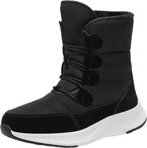 Women Snow Boots Waterproof Insulated Fur Boots Work Duck Shoes Comfortable Furry Fluffy Short Snow Boot Womens Work Boots