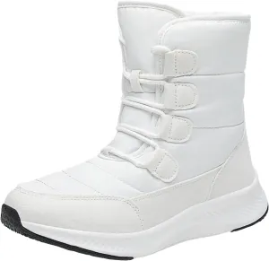 Women Snow Boots Waterproof Insulated Fur Boots Work Duck Shoes Comfortable Furry Fluffy Short Snow Boot Womens Work Boots