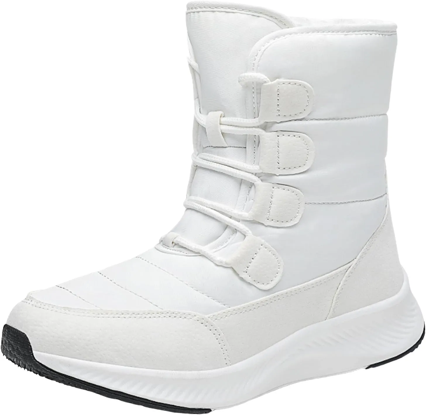 Women Snow Boots Waterproof Insulated Fur Boots Work Duck Shoes Comfortable Furry Fluffy Short Snow Boot Womens Work Boots