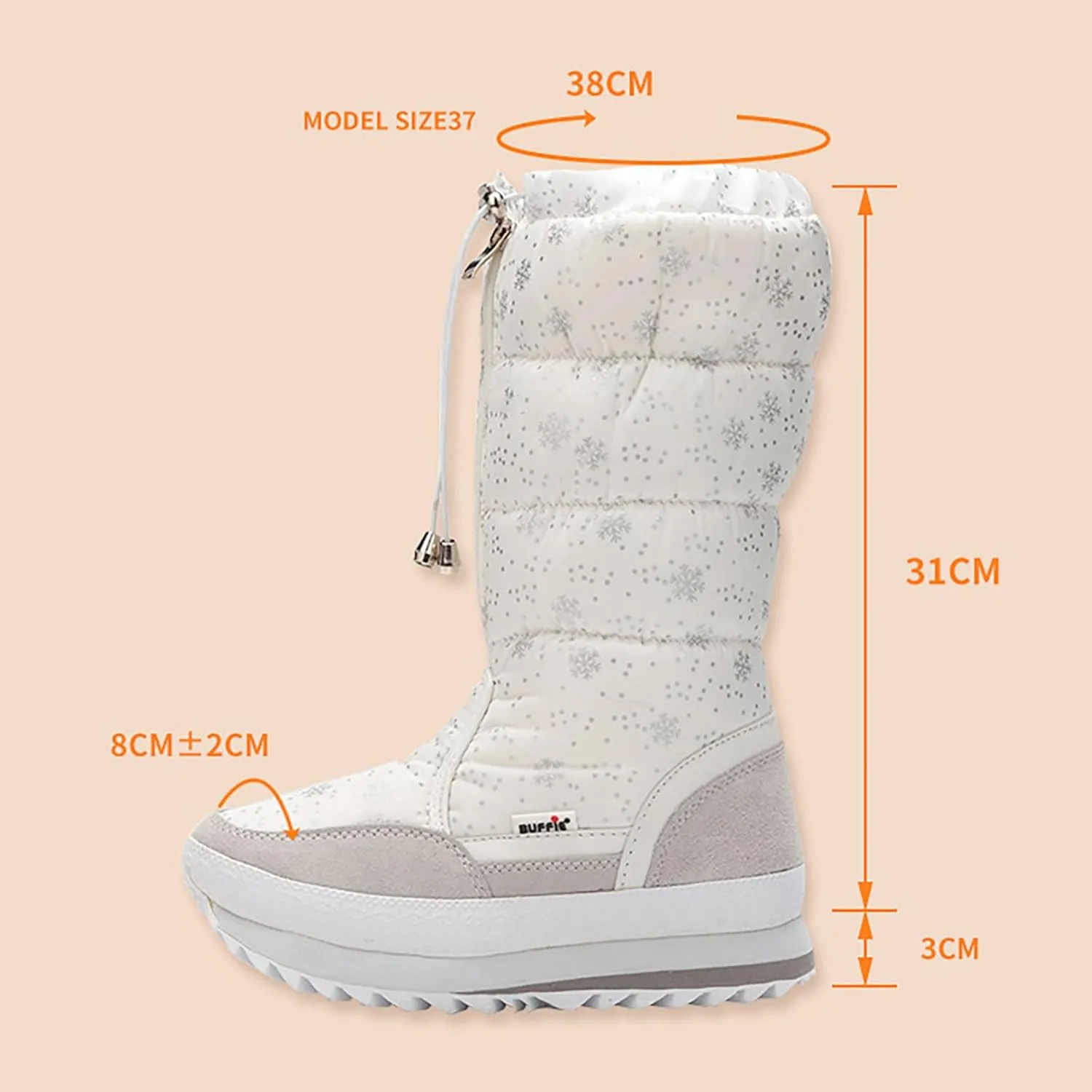 Women Winter Boots Waterproof Boots Athletic Ankle Shoes Work Lightweight Hiking Boot Womens Work Boots