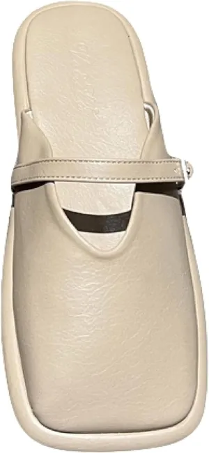 Women's Mule Shoes Fashion Square Toe Low Heel Girl Open Back Loafers Bridal Party Mule Sandals