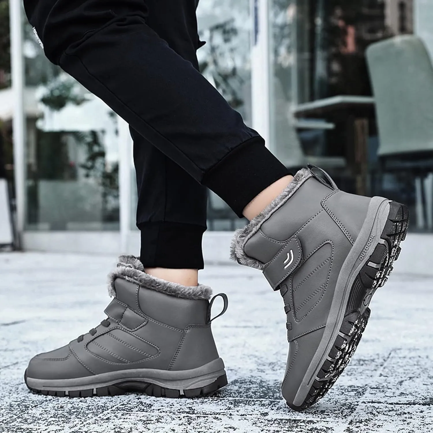 Womens Waterproof Snow Boots Size 8.5 Womens Winter Boots Fur Lined Slip ons Women's Leather Winter Ankle Boots Winter Boots for Women Wide Width Women's Tall Winter Dress Boots