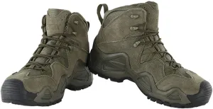 Wygwlg Outdoor Hiking Shoes, Men Waterproof Nylon Leather Tactical Boots, Camping Hunting Combat Hiking Shoes, Comfortable Breathable, Green-43