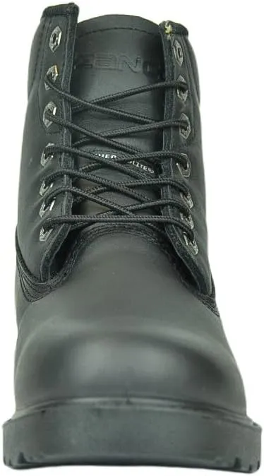 ZANCO MEN'S 6" WATERPROOF LEATHER WORK BOOTS/CONSTRUCTION BOOTS/OUTDOOR HIKING BOOTS WITH LIGHTWEIGHT FLEXIBLE OUTSOLE