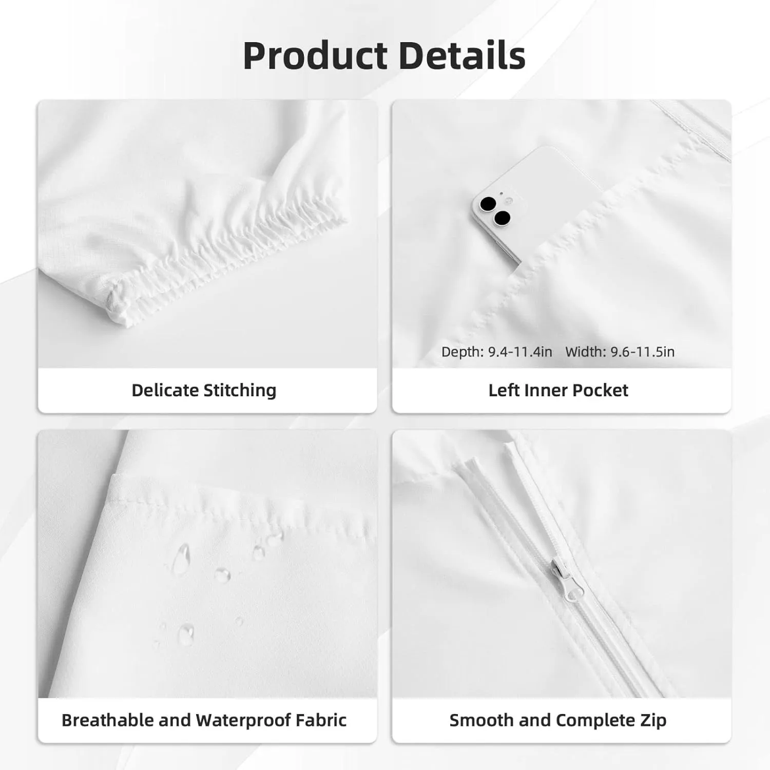 Zip Up Hoodie for Men Women - Classic Floral Blue Skate Shoes Hooded Sun Long Sleeve Shirt Men Women with Pockets